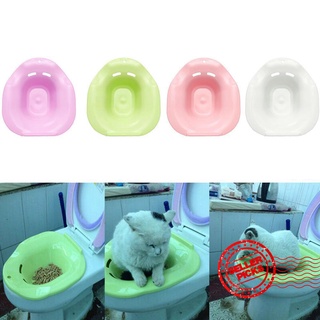 1pc Plastic Cat Toilet Training Kit Cleaning System Toilet Supplies Tray Tray Potty Pet Litter N1H3