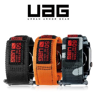 UAG Active Watch correa para Apple Watch 7 6 5 4 3 2 1 45mm/41 mm /44 mm/42 mm /40 mm/38 mm camuflaje militar deportes al aire libre banda de Nylon