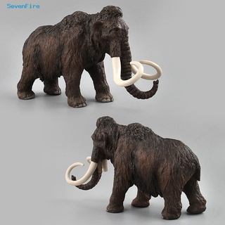 New* Solid Animal Mammoth Figurine Animal Collection Mammoth Doll Model Set No Deformation for Kids