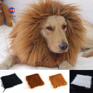 caere disfraz de mascota león melena peluca para perro halloween ropa festival fancy dress up