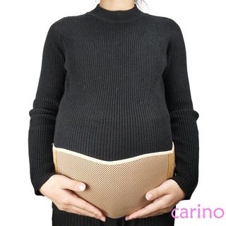 DEMQ-Belly Band for Pregnant Women, Khaki Solid Color Breathable Mesh Cloth