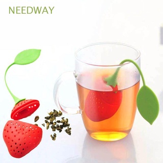 Needway 1 pza filtro de hojas de té creativo/infusor de té de silicona resistente al calor fácil limpieza para té suelto accesorios de té cerveza herramienta de té colador de té
