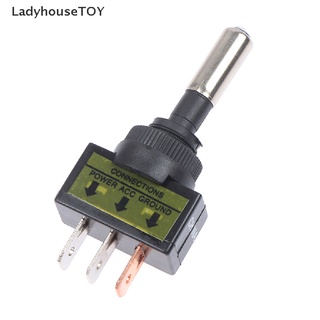 LadyhouseTOY ASW-15D 12V 20A Interruptor De Palanca Encendido Apagado 12 Mm LED Coche Automático 3pin SPST Venta Caliente