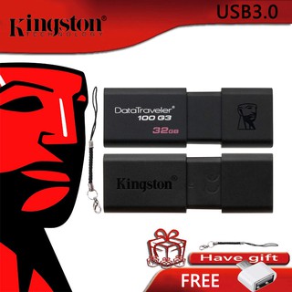 Kingston pen drive USB 3.0, 16GB 8GB 128GB 32GB 64GB 256gb de alta velocidade