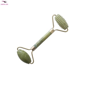 rodillo elíptico verde esmeralda doble masajeador herramientas de belleza embalaje de espuma