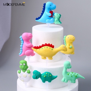[animales de dibujos animados dinosaurio pastel plugin decoración para niños feliz cumpleaños tema fiesta vestir]