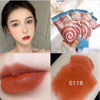 lollipop mate lipgloss hidratante impermeable sexy rojo labio tinte antiadherente taza lápiz labial glaseado maquillaje t allaccess (8)
