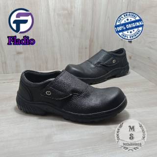 | Ms x Hydrro || Zapatos de seguridad para hombre Semi Formal Casual botas originales Fladio Color negro