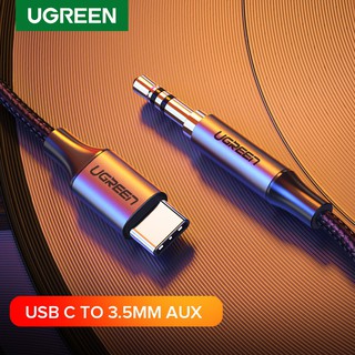 Audífonos Ugreen 1m Tipo C 3.5 Jack Usb C a 3.5mm Aux audífonos Para Iaomi Mi 6 8 9 Se Oneplus 7 Pro