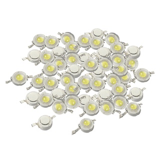[brprettyia] 50 piezas de 1w smd led cob chip de luces de alta potencia led blanco diodo (7)