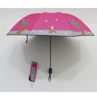 Paraguas plegable 3 Nagoya motivo ardilla árbol paraguas código NF413