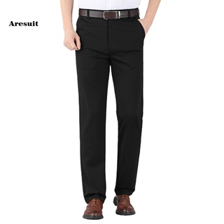 [Aresuit] Shrink Resistant Suit Pants High Waist Deep Crotch Office Pants Deep Crotch Male Clothing (5)