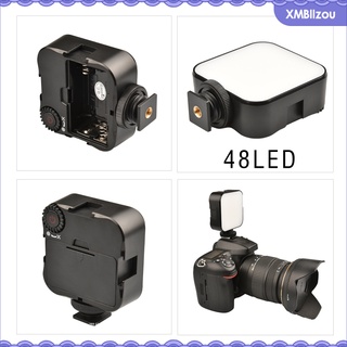 [LZOU] Mini luz fotográfica LED Universal de videoconferencia Vlog portátil Kit de llenado con zapata caliente para cámara autotransmisión (5)