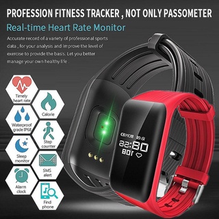 [chuanshanjia] pulsera inteligente k1 con rastreador de ejercicio/monitor de frecuencia cardíaca/reloj deportivo impermeable