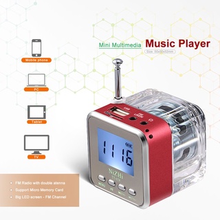 mini altavoz multimedia usb reproductor de música micro tf tarjeta para pc mp3 fm (2)