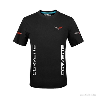 2021 algodón Chevrolet Corvette camiseta de Color sólido para camisetas camisas