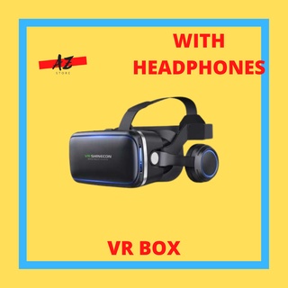 Vr Box VR gafas caja de lentes de realidad Virtual con auriculares 3D