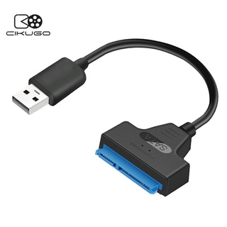 Cable Adaptador USB 2.0 A SATA 22pin Para Discos Duros SSD HDD De 2.5 Pulgadas