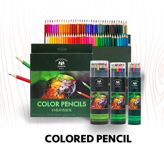 24/36/48/72 lápices de colores a base de aceite de color plomo pinceles de pintura crayón papelería suministros