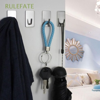 rulefate - gancho de pared de acero inoxidable para llaves de baño, soporte para llaves de cocina, montado en la pared, autoadhesivo