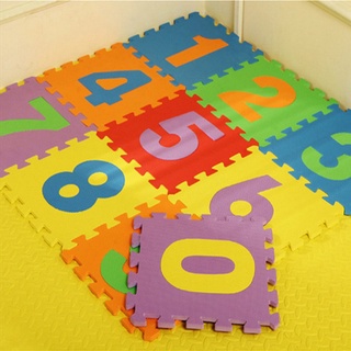 10pcs bebé alfombra de juego de espuma eva rompecabezas alfombra de piso tapete niños niño alfombra de juego impermeable educativo gatear alfombra de bebé juguete