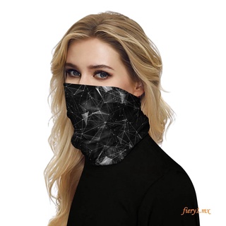 Rs-Face Mask Scarf Anti-UV 3D Digital Print Sports Windproof Head Wrap for