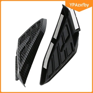 2 piezas de protector de panel trasero de motocicleta, ajuste para yamaha nmax155 n-max 155 decoraciones de fibra de carbono