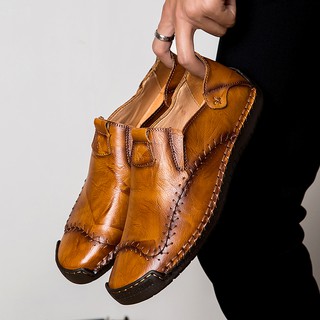 Newarriavl zapatos de cuero de los hombres suaves de negocios casual zapatos Kasut Kulit