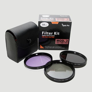 Kit de filtro Mod3 CPL+ND08+FLD 46mm/49mm/52mm/55mm/58mm/67mm/72mm canon nikon sony Kit de filtro