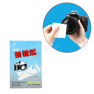 yunl 1pc 50 hojas suave lente de cámara óptica limpieza de tejidos toallitas de papel limpio folleto