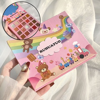 20 Colors Eyeshadow Palette Highlight Shimmering Naturally Long Lasting No Smudging Eye Shadow