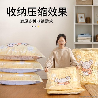 Bolsa de compresión al vacío abierta bolsa de almacenamiento de succión grande de algodón edredón suctongku