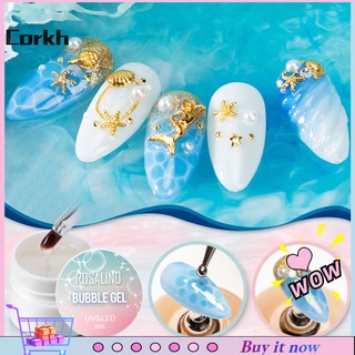 Corkh - esmalte de manicura ligero para pintura de agua, Gel, esmalte de uñas híbrido, Base superior, fácil de usar para mujer