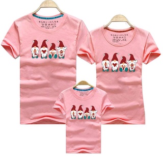 Santa Claus feliz navidad familia coincidencia camiseta encantadora mamá papá bebé traje madre hija hijo niña niños ropa (7)