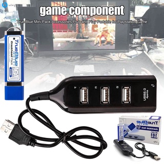 true blue mini pack accesorios plug and play portátil para playstation juego