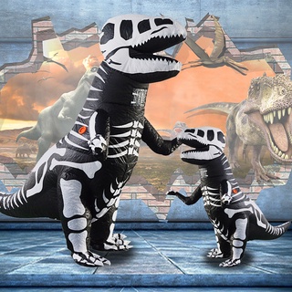 Disfraz inflable de dinosaurio T-rex Cosplay Anime Blowup disfraz de Halloween para mujeres hombres niños adultos niños mascota