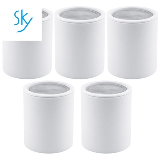 5 pzs filtro de filtro de filtro de filtro de 5 pzs 15 alkaline para filtro de ducha de agua purificador de agua accesorios de baño