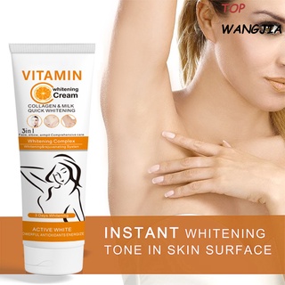 TOP ® 50ml Underarm Whitening Cream Mild Remove Melanin Vitamin C Skin Brightening Cream Body Care Cosmetics for Women