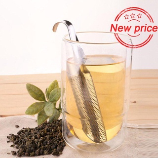 Stainless Steel Tea Strainer Hanging Pipe Type Handle Tea Infuser Tea Strainer Leakage Tea G3G7