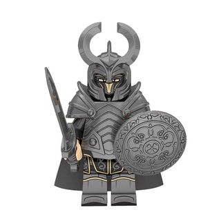 【 hot sale 】asgard soldado medieval caballero minifiguras lego thor loki accesorios armadura cascos bloques de construcción juguetes para niños kt1044 (3)