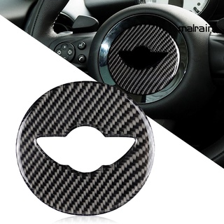 MR- Carbon Fiber Steering Wheel Sticker Decal Car Accessory for BMW MINI R55 R56