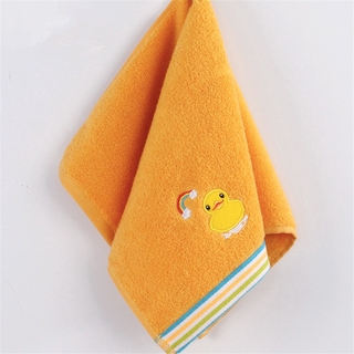 100% algodón bordado de dibujos animados animal patrón suave cómodo bebé niños baño mano toalla 25x50cm (7)