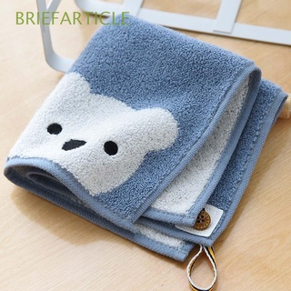 toalla de cara linda toalla cómoda toalla saliva toallas recién nacido colgado de dibujos animados oso de algodón baño suave pañuelo/multicolor