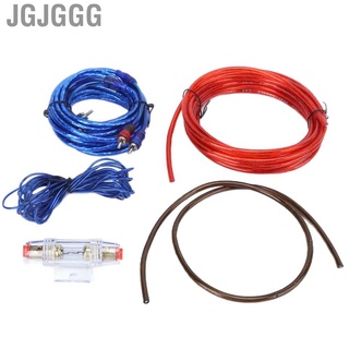 Jgjggg Amplifier Power Wire Kit Set Installation Wiring Amp Ground Line for Car Horn Subwoofer
