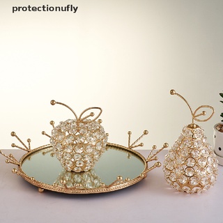 Pfmx 3D Bling Rhinestone Crystal Pear Ornament Home Wedding Decor Bday Gifts Glory