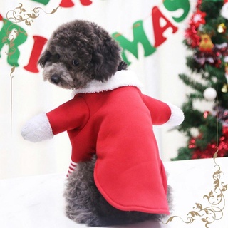 "caliente" ropa de perro de navidad disfraz de mascota divertido santa claus disfraz de invierno cálido para perro disfraz de año nuevo traje