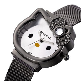 Hello Kitty precioso reloj de pulsera de dibujos animados para mujeres elegante reloj de cuarzo para niñas (6)