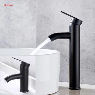kkvision grifos de baño de una sola manija grifos frío/caliente mezclador lavabo fregadero grifo de agua negro grifo de cocina accesorios de baño