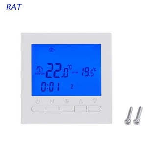 Rata 220V caldera de Gas termostato calefacción controlador de temperatura ambiente regulador semanal