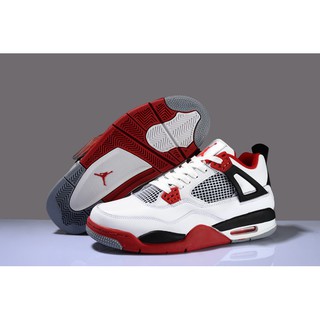 Nike airJordan sports shoes Nike air Jordan sports shoes Air Jordan IV (4) ‘Fire Red’?White and Varsity Red-Black